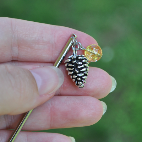 Hairstick "Tolgriin" - Citrine