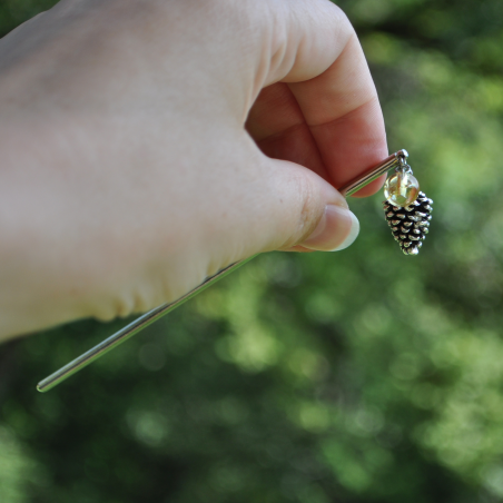 Hairstick "Tolgriin" - Citrine