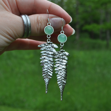 Earrings "Anahel" - Aventurine