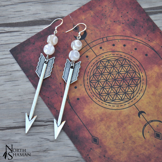 Earrings "Sandoana" - White