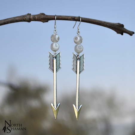 Earrings "Sandoana" - White