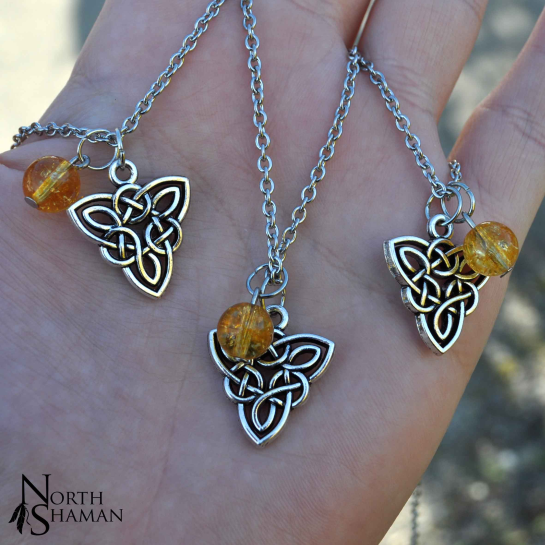 Collier "Belisama" - Citrine