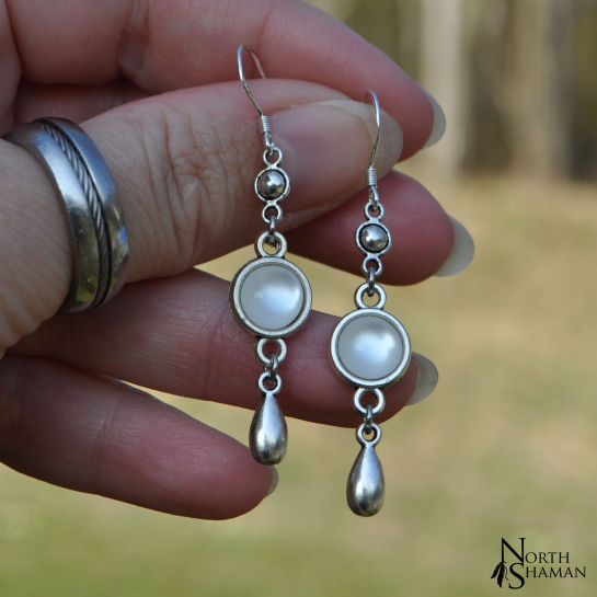 Boucles d'oreilles "Innaya" - Blanc