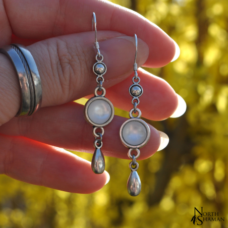 Boucles d'oreilles "Innaya" - Blanc
