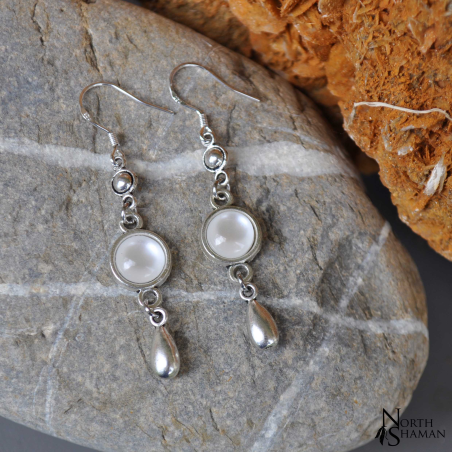 Boucles d'oreilles "Innaya" - Blanc