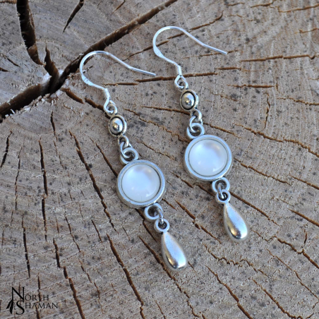 Boucles d'oreilles "Innaya" - Blanc
