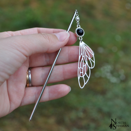 Hairstick "Ashana" - Black Agate
