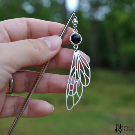 Hairstick "Ashana" - Black Agate