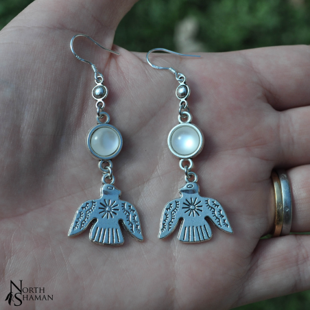 Earrings "Yawanii" - White