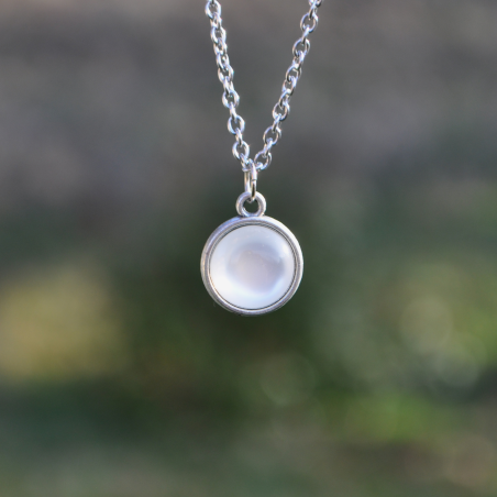 Collier "Hanae" - Blanc