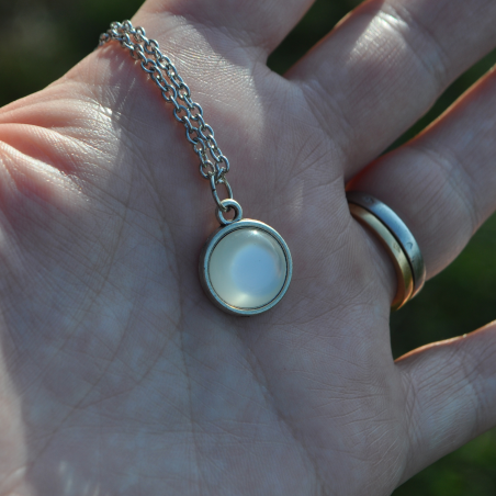 Necklace "Hanae" - White