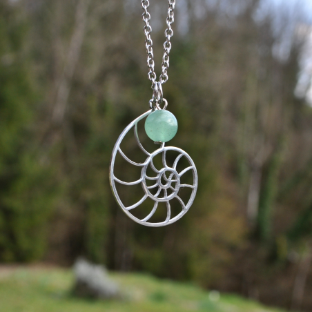 Necklace "Haruna" - Aventurine