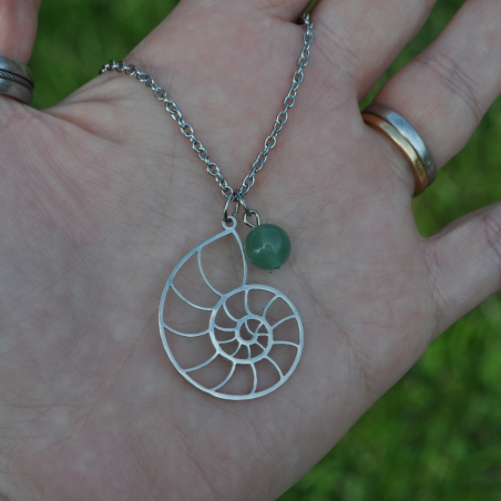 Necklace "Haruna" - Aventurine
