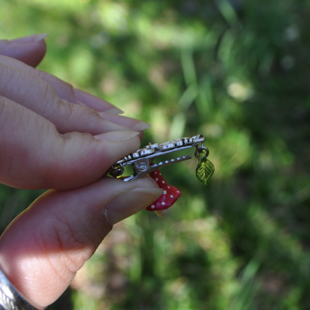 Hair Barrette ''Champignon'' - 1