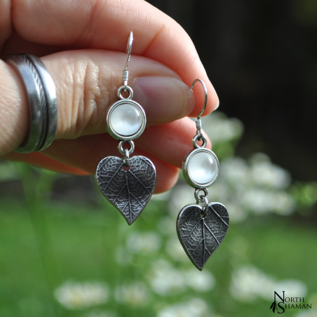 Boucles d'oreilles "Harkiel" - Blanc