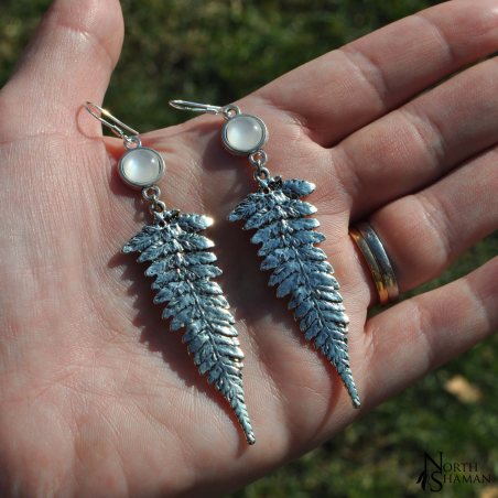 Boucles d'oreilles "Anahel" - Blanc