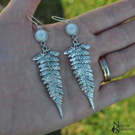 Boucles d'oreilles "Anahel" - Blanc