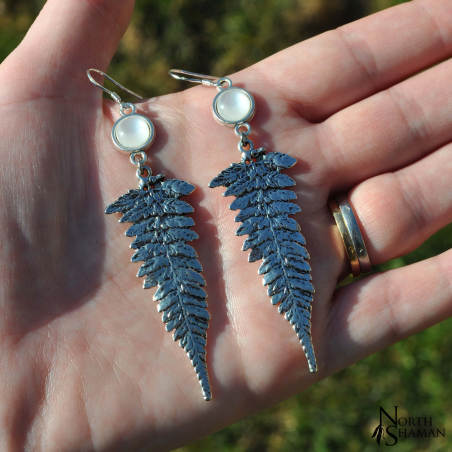 Boucles d'oreilles "Anahel" - Blanc