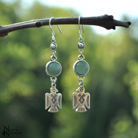 Earrings "Chayton" - Aventurine