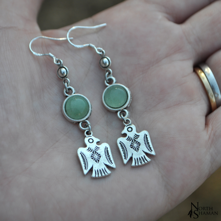 Earrings "Chayton" - Aventurine