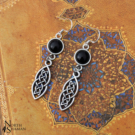 Boucles d'oreilles "Elven Ice" - Onyx