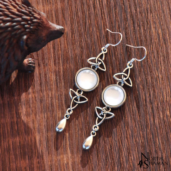 Earrings "Delyth" - White