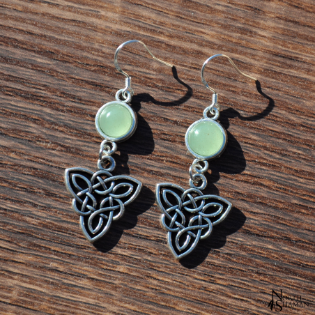 Earrings "Elven Fire" - Aventurine