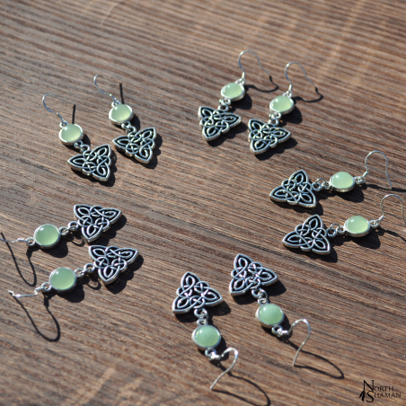 Boucles d'oreilles "Elven Fire" - Aventurine