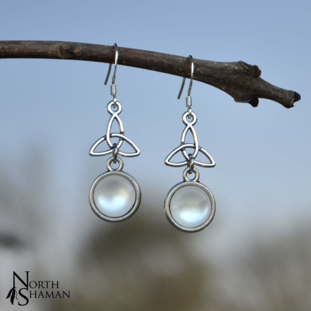 Boucles d'oreilles "Fandorn" - Blanc