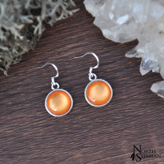 Earrings "Hanae" - Orange
