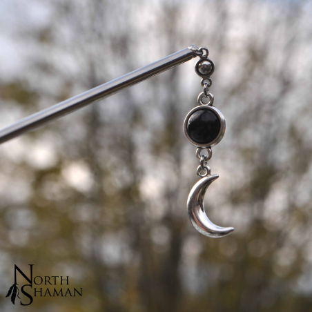 Hairstick "Luna" - Onyx