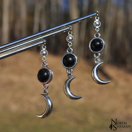 Hairstick "Luna" - Onyx