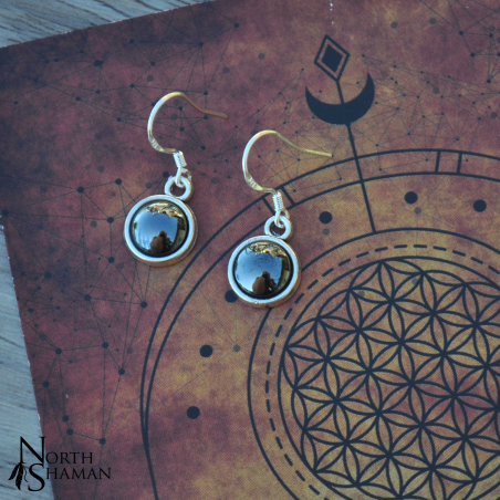 Earrings "Fairy Stone" - Hematite