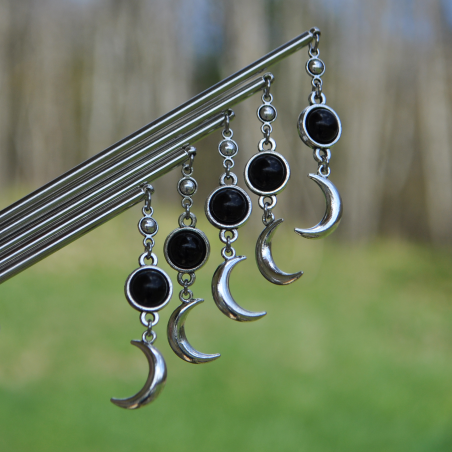 Hairstick "Luna" - Onyx